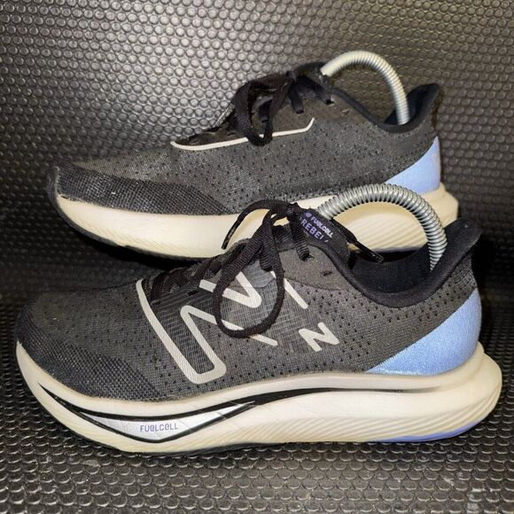 New Balance Fuelcell Rebel V3 Black Running Shoes Sneakers Womens Size 8.5B - Picture 1 of 8